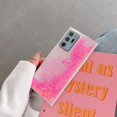 thumbnail image 4 of Compatible with Samsung Galaxy S24 Plus Bling Case Glow in The Dark Sparkle Flowing Quicksand Light up Case Women Girls Girly Soft TPU Bumper Shockproof Translucent Phone Cover, Pink, 4 of 12