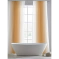 thumbnail image 6 of Burnt Orange White Ombre Semi Sheer Curtains 96 Inch Length 2 Panels Set,Modern Abstract Art Farmhouse Gradient Sheer Kitchen Curtain Privacy Window Curtain for Living Room Bedroom Rod Pocket Drapes, 6 of 7