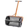 thumbnail image 6 of Compost Spreader, 24 in Wide Peat Moss Spreader with T Shaped Handle, 3 Heights Adjustable, Powder-Coated Steel Garden Peat Moss Roller, Heavy Duty Grass Seed Spreaders for Planting Seeding, 6 of 9
