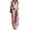 01 Rose [Faites le Plein de Vos Couleurs Préférées], variante sur Salopette Décontractée pour Femme de Couleur Unie Button-Up avec Ceinture Arrière Ajustable et Poches Fonctionnelles, Parfaite pour les Sorties de Fin de Semaine, les Marchés Artisanaux Ou les Tenues de Studio Créatif JASKFLY Rose P