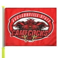 thumbnail image 2 of Jacksonville State University Gamecocks Car Flag with Display Pole, 2 of 6
