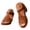 Brown, variant on Dakaela Platform Wedge Sandals for Women 2026 Dressy Summer Ankle Strap Open Toe Hollow out Floral Work Office Comfortable Dress Shoes Black Size 6.5