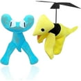 thumbnail image 1 of Rainbow Friends Plush, Rainbow Fiends Chapter 2, Cyan Rainbow Friends Plush, Rainbow Friends Toys, Rainbow Friends Birthday Decorations (cyan + Yellow, 1 of 5