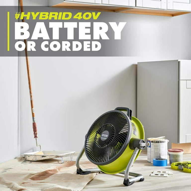 40V 14 in. Cordless Hybrid WHISPER SERIES Air Cannon Fan Tool Only Walmart