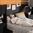 thumbnail image 6 of Rophefx Queen Murphy Bed, with Storage Shelves, Wall Bed Cabinet, Foldable Platform Beds, Hidden Bedframe for Bedroom, Guest Room,Black, 6 of 10