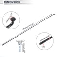 thumbnail image 6 of Unique Bargains 36pcs Universal Bicycle Spokes 13G Bike Wheel Spokes Nipple 45 Steel Black-291mm, 6 of 7