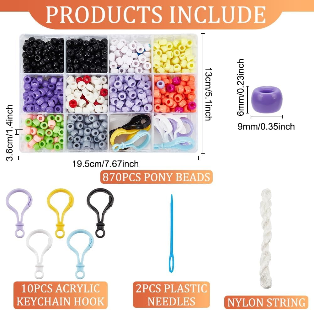 10 Set Beads Animals Keychain Kit Theme Ultimate Bead Pets Backpack Keychain Kit Bead Pet Keychains for Bag Charms