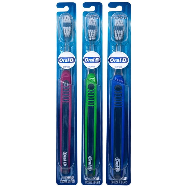 Cepillo de Dientes Oral-B Indicator Plano Suave Pack de 3