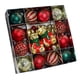 thumbnail image 5 of 44 bolas navideñas surtidas para fiestas, compromisos, cumpleaños y festivales. Oso dorado rojo y verde, 5 of 9
