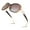 Clear Brown Frame|Gradient Brown Lens, variant on Oversized Polarized Brown Sunglasses for Women Butterfly Shades for Driving