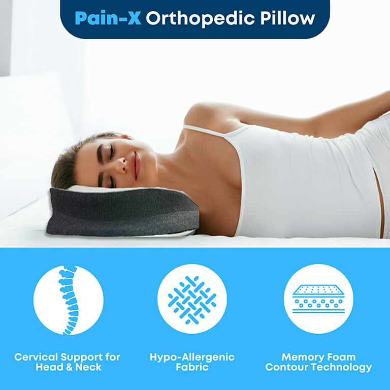 Great Choice Products Cervical Pillow Memory Foam Pillow For Neck