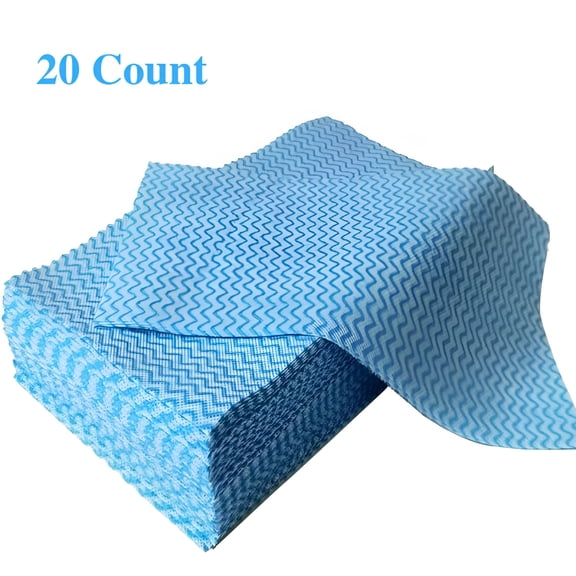 CCOCC 20 Count/Pack Disposable Cleaning Towels Dish Towels and Dish Cloths Reusable Towels,Handy Cleaning Wipes