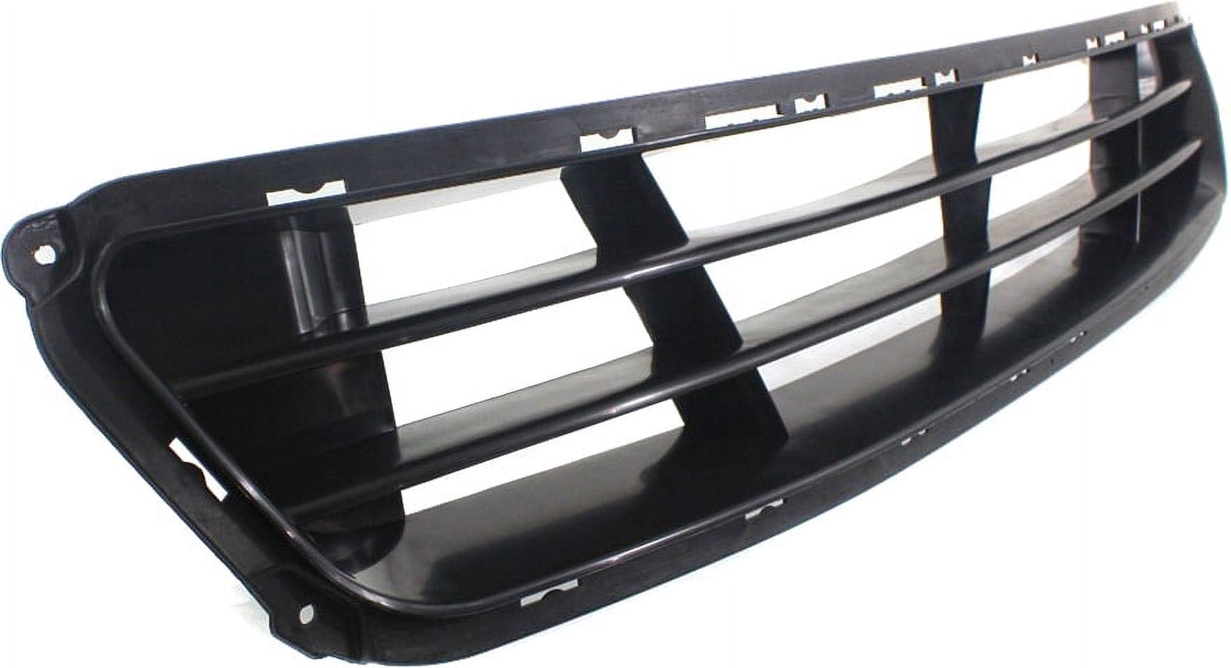 Bumper Grille Compatible With 2009-2010 Hyundai Genesis Front, Lower Black