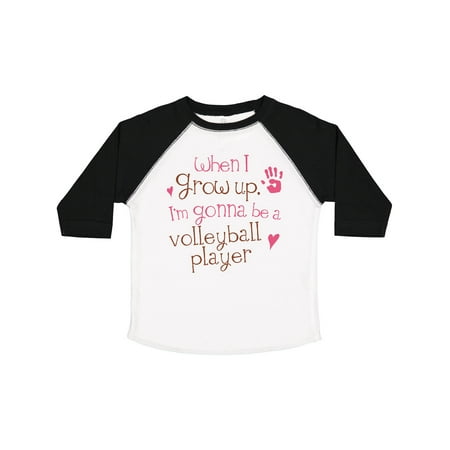 

Inktastic Kids Volleyball Player Gift Toddler Toddler Girl T-Shirt