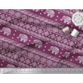 thumbnail image 2 of Soimoi Rayon Fabric Aztec & Tribal Elephant Animal Print Fabric by the Yard 56 Inch Wide, 2 of 3