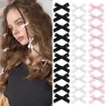 thumbnail image 2 of Soft Fabric Color Palette Hair Barrettes for Daily Use Rose Red, 2 of 4