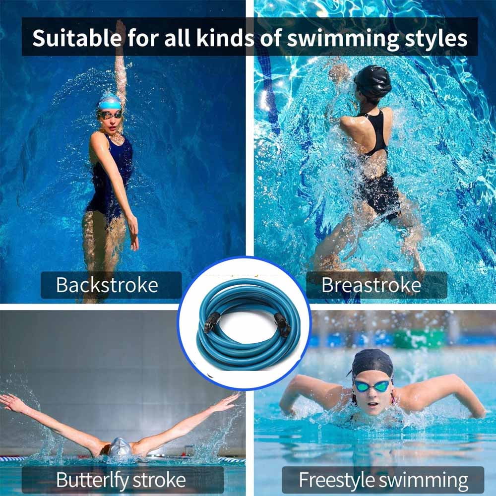 Resistance Bands Swim Tether Stationary Swimming, Swim Harness Static  Swimming Belt - Walmart.com