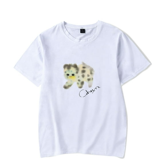 Clairo Charm Cat Tee 2024 Tour New Logo Merch T-Shirts Cosplay Women Men Fashion Casual Crewneck Short Sleeve