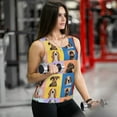 thumbnail image 6 of Lsque funny dogs Printed Workout Tank Tops for Women, Athletic Sports Tank Tops, Compression Sleeveless Dry Fit Shirts,Sleeveless Yoga Shirt-X-Large, 6 of 7