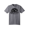 thumbnail image 1 of Gravity Outdoor Co. T-Shirt Col Rond Tri-Blend - Logo Noir - Gris Chiné - 2TG, 1 of 1