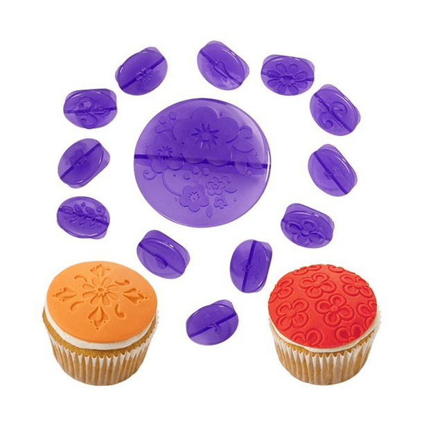 Moldes Sellos Para Masa Y Fondant Flores 14 Pzs Vencort Moldes Para Masa Y Fondant Tipo Sellos Florales De 14 Pzs