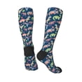 thumbnail image 4 of Balery Dinosaur Printed Novelty Socks Men's Women's Crew Socks Sports Socks Knee High Socks Cotton Socks Quirky and Cool Socks, 4 of 9