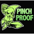 thumbnail image 2 of Boy's Nintendo Legend of Zelda St. Patrick's Day Link Pinch Proof Sketch  Graphic Tee Black X Large, 2 of 5