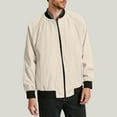 thumbnail image 4 of hotojiny Big and Tall Men's Light Jackets Loose Fit Vintage Windbreaker Coat Caual Stylish Workout Athletic Outwear with Pockets, 4 of 4