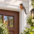 thumbnail image 5 of Liaiai Wooden Bird Door Topper, Rustic Woodland Bird Door Corner Home Decor, Cute Nature Accent for Cabin Farmhouse Bedroom Hallway Office Door Frame Decoration, 5 of 5