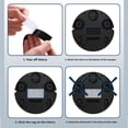 thumbnail image 6 of Mini Robot Vacuum Cleaner - Thin Automatic Robotic Vacuum with Powerful Suction, Smart Auto Charging, Low Noise Operation, Intelligent Obstacle Avoidance for Hard Floors and Small Spaces Black, 6 of 8