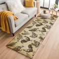 thumbnail image 2 of Farm Chicken Runner Rugs 2x6 ft Country Rustic Rooster Hen Retro Farmhouse Washable Hallway Rugs Non-Slip Floor Mats Absorbent Carpet Bedside Runners for Bedroom Kitchen Bathroom Laundry Room, 2 of 9