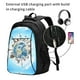 thumbnail image 2 of Easygdp World Travel Mochila para Laptop de Viaje con Puerto USB, Mochila para Laptop con Puerto de Carga USB para Mujeres y Hombres, 2 of 7