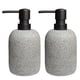 thumbnail image 1 of Juego de 2 dispensadores de jabón de manos, dispensador de jabón líquido de resina para encimera de baño, dispensador de jabón para lavavajillas para cocina, 1 of 5