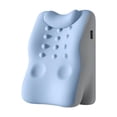 thumbnail image 1 of Almohada de cuña para la espalda, cojín de lectura, soporte para la espalda para adultos, ideal para dormir en camas y sofás, ideal para sentarse en azul, 1 of 9