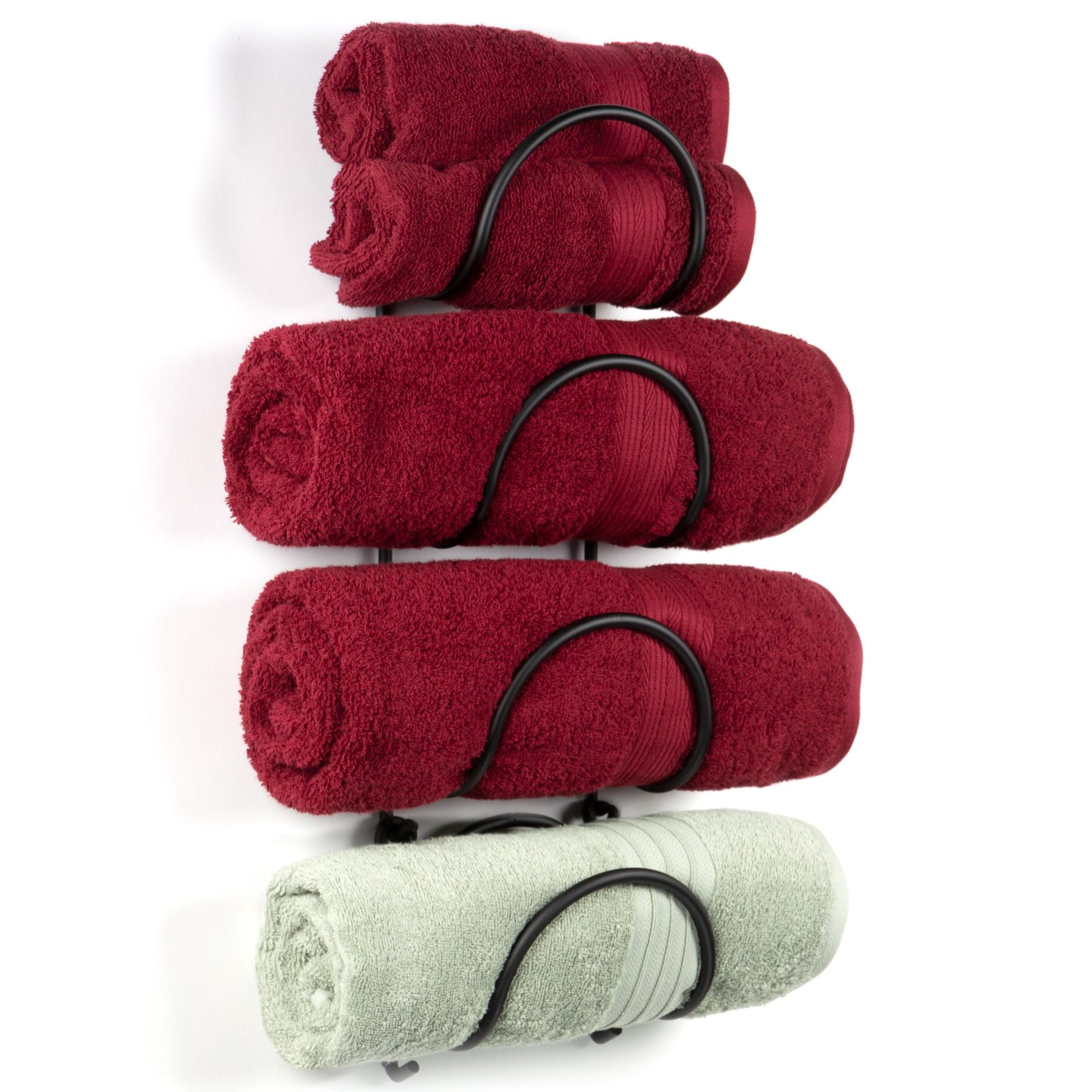Wallniture Boto Wall Towel Rack for Bathroom Hook and Rack for Towel