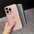 thumbnail image 3 of 0.3mm Ultra Thin Matte Case For iPhone 16 15 14 13 12 11 Pro Max Plus Mini Silicone Soft Candy Color Transparent Cover Luxury WHITE for iphone11ProMax(6.5"), 3 of 6