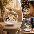 thumbnail image 7 of Qwtwty Glowing Christmas Ornaments Christmas Tree Hanging Decoration, Light-Up Clear Christmas Themed Hanging Ball Decoration with Warm LED Light, 7 of 7
