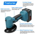 thumbnail image 2 of Accessories Adapter + 1300mAh battery For handheld portable mini angle grinder Rechargeable small angle grinder, 2 of 4