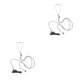 thumbnail image 3 of Greeniant Juguete colgante de Metal ABS para mascotas, reemplazo bonito, forma de Animal ajustable, hogar, sala de estar, Animal pequeño, Tipo 1 2piezas, 3 of 6