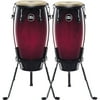 Meinl Percussion Headliner Series 11" & 12" Conga Set w/ Basket Stands, Wine Red Burst