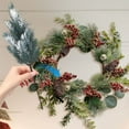 thumbnail image 5 of Elegant Sprig Ornament Practical Wreath Decoration for Festive Christmas Party Home and Door Display, 5 of 5