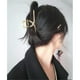 thumbnail image 2 of 2pcs Plain Metal Hair Pins Geometric Women Hair Clips Headdress Metal Women Hair Accessories Styling Jewelry (golden*2), 2 of 4