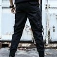 thumbnail image 6 of LYXSSBYX Cargo Pants for Men Men's Summer New Style Fashion Overalls Casual Pure Colour Comfortable Trousers, 6 of 9
