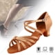 thumbnail image 4 of Zapatos de baile latino para niñas, suaves y cómodos, talla 28, color marrón claro, para bailarinas pequeñas, 4 of 8