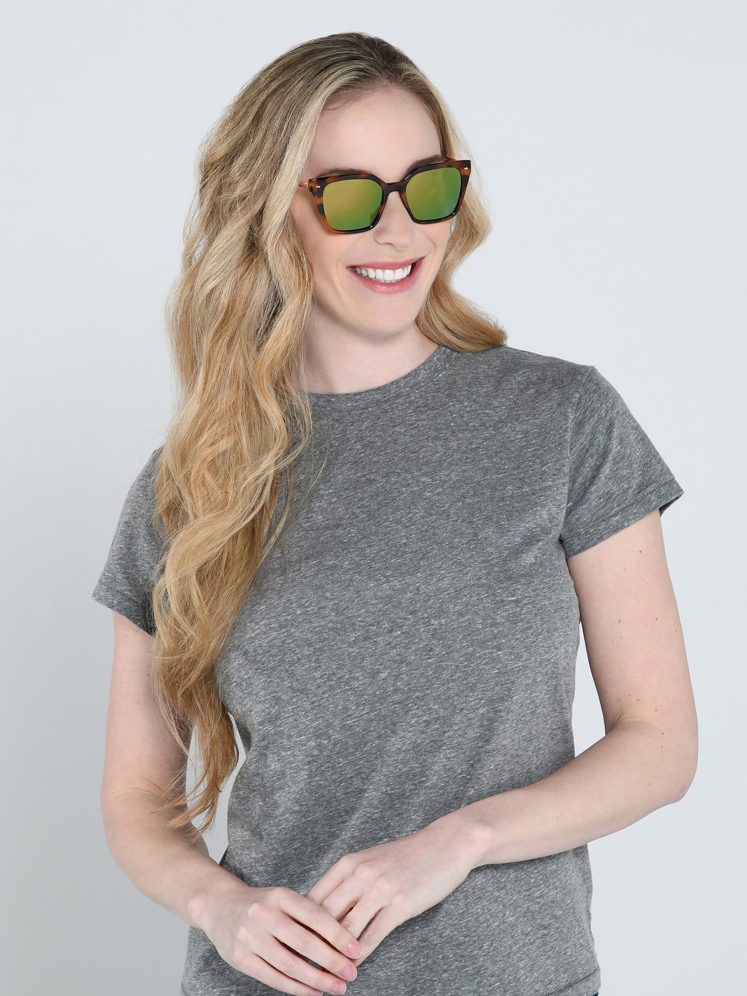 Panama Jack Tortoiseshell Square Polarized Sunglasses