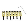 thumbnail image 1 of KAISH - Sillín de latón macizo para guitarra Stratocaster o Telecaster (10,5 mm), 1 of 6