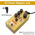 thumbnail image 2 of MOSKYAUDIO PLEXI PRO Distortion Pedal - Yellow Metal Guitar Effects Unit with 4-Mode Selection, VOLUME/TONE/DISTORTION Controls, GAIN Switch, True Bypass, 6.35mm I/O, 9V DC Power, 1MΩ, 2 of 6
