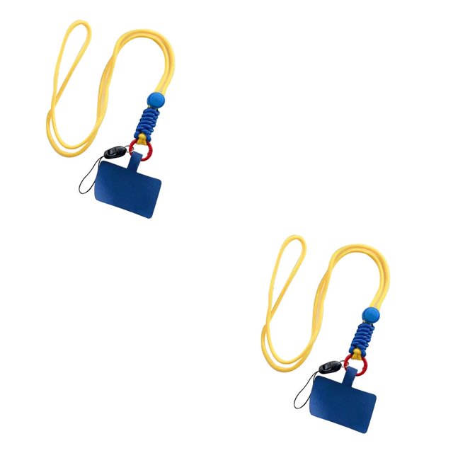 Cordón Universal sweethay para teléfono móvil ajustable Amarillo Largo 2Conjunto