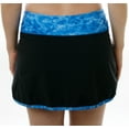 thumbnail image 3 of Aqua Design Skort for Women: Athletic UPF 50+ Womens Skorts Skirt with Pockets; Royal Ripple/Black size 2XL, 3 of 6