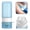 Light Blue, variant on Silicone Sunscreen Lotion Applicator Bottle, 2 fl oz, Roller Ball Applicator, Blue, Travel Size with Hanging Hole